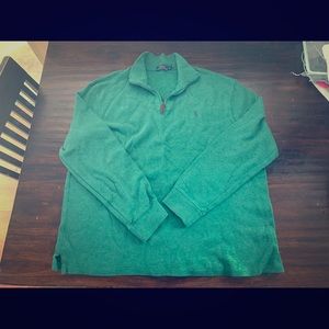 Polo Ralph Lauren Xxl 1/4 zip Henley green